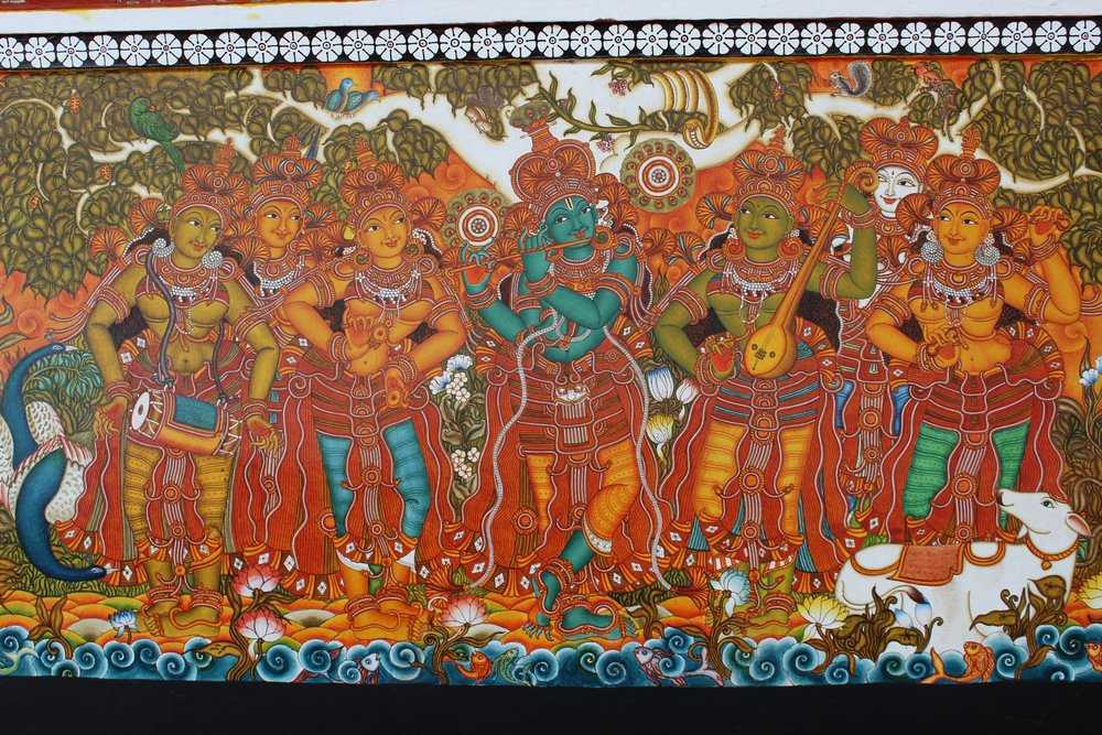 A scene photographed in Guruvayur, Kerala